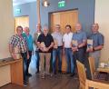 Bild: Elfriede Weiß
Verbandsvorsitzender Klaus Zeiser (Dritter von rechts) verabschiedete (von links) Herbert Wartha, Franz Mühlbauer, Walter Drexler, Johann Eckl, Dr. Christoph von Wenz, Walter Schauer und Werner Schäffer