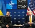 Bild: Alex Brandon/AP/dpa
Trump sagt Selenskyj eine Lizenz für Patriot-Flugabwehrraketen zu. (Archivbild)