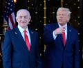 Bild: Alex Brandon/AP/dpa
Berichten zufolge warnte Israel Trump vor Mordanschlägen. (Archivbild)