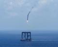 Bild: Xing Guangli/XinHua/dpa
Auf dem Meer wird eine Stufe der neuen Rakete „Langer Marsch 10B“ aufgefangen.