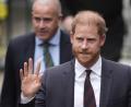 Bild: Aaron Chown/PA Wire/dpa
Der britische Prinz Harry traf Berichten zufolge seinen Vater. (Archivbild)