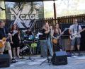 Bild: Hans Prem
Die Rockband "Excage" mit Andy Fischer, Michaela Lorenz, Michael Stein, Maike Albrecht, Susi Meierhofer und Nils Grundmann (von links) begeisterte mit einem fast dreistündigen Konzert im Rahmen der Sommerserenade in der Freizeitanlage.