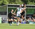 Bild: Hubert Ziegler
Harte Nuss: Die DJK Ammerthal (weiß) ging gegen SpVgg Bayreuth mit1:9 unter.