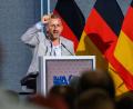 Bild: Klaus-Dietmar Gabbert/dpa
„Die Leute möchten den politischen Wandel“, sagt AfD-Spitzenkandidat Ulrich Siegmund.