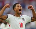 Bild: Julio Cortez/AP/dpa
Jude Bellingham traf doppelt für England.