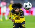 Bild: David Inderlied/dpa
Karim Adeyemi steht vor einem Wechsel zum FC Barcelona. (Archivbild)