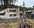 Bild: Gabi Schönberger
Der Brand auf dem Campingplatz "Hexenhäusl" zerstörte mehrere Wohnwagen. Die Ermittlungen gestalten sich schwierig.