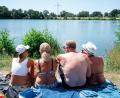 Bild: Daniel Vogl/dpa
Im Freistaat bleibt es sonnig und heiß.