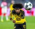 Bild: David Inderlied/dpa
Karim Adeyemi steht vor einem Wechsel zum FC Barcelona. (Archivbild)