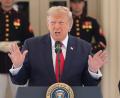 Bild: Alex Brandon/AP/dpa
Trump will für den Schutz der Straße von Hormus Geld kassieren.