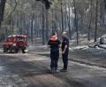Bild: Emma Da Silva/AP/dpa
Ein freiwilliger Feuerwehrmann hat eingeräumt, im Wald von Fontainebleau Feuer gelegt zu haben.