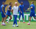 Bild: Julio Cortez/AP/dpa
Didier Deschamps sieht Spanien als Favoriten für das Duell im Halbfinale.
