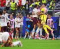 Bild: Tom Weller/dpa
Spanien bejubelt den Finaleinzug