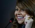 Bild: Jorge Saenz/AP/dpa
Die paraguayische Senatorin Celeste Amarilla hat nach ihren rassistischen Beleidigungen gegen Kylian Mbappé noch einmal nachgelegt. (Archivbild)