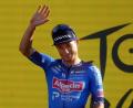 Bild: Thibault Camus/AP/dpa
Der belgische Sprinter Jasper Philipsen belegte Platz drei auf der elften Tour-Etappe. (Archivbild)