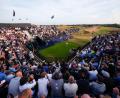 Bild: David Davies/PA Wire/dpa
Der Engländer Matthew Baldwin eröffnete die British Open mit dem ersten Abschlag.