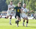 Bild: Hubert Ziegler
Tim Baierlein (Mitte) im Ammerthaler Trikot am Mittwoch beim 1:0.Sieg gegen den ASV Neumarkt.