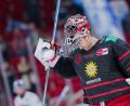Bild: Rolf Vennenbernd/dpa
Der frühere DEG-Keeper Henrik Haukeland hat Straubing verlassen, nun gibt es für die Tigers Ersatz. (Archivbild)