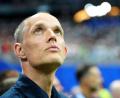 Bild: Bradley Collyer/PA Wire/dpa
Trainer Thomas Tuchel scheiterte mit England im WM-Halbfinale.