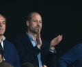 Bild: Martin Rickett/PA Wire/dpa
Prinz William würdigte die Leistung der englischen Fußball-Nationalmannschaft. (Archivbild)