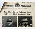 Bild: Staatsarchiv Amberg / Landgericht Amberg / Schwurgerichtsakten 2935
Das Bild zeigt das Original-Fahndungsplakat, dass eine Belohnung für Hinweise auf die Täter im Mordfall in der Aubinger Lohe zeigt. Andreas W. (links) soll einer der Mörder gewesen sein.