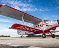 Bild: oldtimerflug.de
Der "Stargast" des Jubiläumsfestes: die legendäre Antonov An-2. Mit diesem "Koloss der Lüfte" werden auch Rundflüge angeboten.