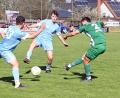 Archivbild: Rudi Gebert
Der SV Mitterteich startet am Sonntag mit der Partie beim TSV Obernsees in die neue Saison. Im Vorjahr gewannen die Stiftländer beide Spiele mit 2:0. In dieser Szene schießt Jona Jackwert (rechts) im Heimspiel zum Endstand ein.