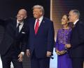 Bild: Evan Vucci/AP/dpa
Sheinbaum ist Trump bisher nur einmal persönlich begegnet - und zwar bei der WM-Auslosung. (Archivbild)