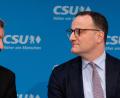 Bild: Sven Hoppe/dpa
CSU-Chef Söder und Unionsfraktionschef Spahn verbindet seit Jahren eine gute Beziehung. (Archivbild)