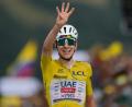 Bild: Mosa'ab Elshamy/AP/dpa
Tadej Pogacar gewinnt bereits seine vierte Etappe bei der Tour 2026.