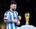 Bild: Tom Weller/dpa
Holt er sich wie 2022 in Katar wieder den Pokal? Lionel Messi. (Archivbild)