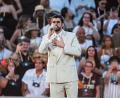 Archivbild: Mirko Fava/Tsck/LPS via ZUMA Press Wire/dpa
Ein Konzert von Bad Bunny musste wegen eines Hagelschauers abgebrochen werden.