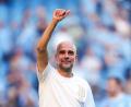 Bild: Martin Rickett/PA Wire/dpa
Um ihn buhlt offenbar Italiens Auswahl-Direktor Paolo Maldini: Trainer-Legende Pep Guardiola. (Archivbild)