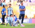 Bild: Tom Weller/dpa
Lionel Scaloni nimmt die Finalniederlage emotional sehr mit.