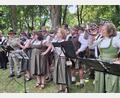 Bild: Gabriela Amann
Die Jagdhornbläser-Gruppe der Hegegemeinschaft Schwarzenfeld stand im Mittelpunkt ihres Jubiläumskonzerts.