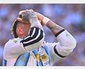 Bild: Tom Weller/dpa
Otamendi ärgert sich nicht nur über sich selbst.