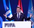 Bild: Fernando Calistro/AP/dpa
Er will 64 Teams bei der WM 2030 auch in Südamerika: Conmebol-Präsident Dominguez. (Archivbild)