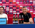 Bild: Christian Kunz/dpa
Bayern-Präsident Herbert Hainer (r) sieht einen besonderen Wert des FC Bayern für die NBA Europe.