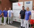 Bild: Joachim Gebhardt
Das Leitungsteam der Notfallklinik St. Anna besteht aus Leitendem Oberarzt Dr. Andreas Pistor, der Pflegerischen Leitung Matthias Bohmann, Chefarzt Dr. Klaus Nester, Leitendem Oberarzt Dr. Sven Mörk, Stefanie Ertl und Oberarzt Mohammed Haji (von links).