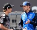 Bild: Eugene Hoshiko/AP/dpa
Irgendwann einmal Formel-1-Teamkollegen? Kimi Antonelli (l) und Max Verstappen. (Archivbild)