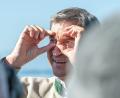 Bild: Peter Kneffel/dpa
Blick Richtung Kanzleramt? Nein, Kapitel abgeschlossen, sagt Markus Söder.