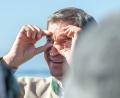 Bild: Peter Kneffel/dpa
Markus Söder leitet eine Kabinettssitzung an ungewohntem Ort.