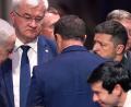 Bild: Jacquelyn Martin/AP/dpa
Israels Ministerpräsident Netanjahu und der ukrainische Präsident Selenskyj sprachen auch direkt miteinander.