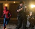 Bild: ---/Sony Pictures/dpa
Tom Holland als Spider-Man und Jon Bernthal als Punisher in einer Szene des Films „Spider-Man: Brand New Day“.