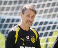 Bild: Bernd Thissen/dpa
Trainer Niko Kovac und Borussia Dortmund sind auf einer einwöchigen Japan-Reise. (Archivbild)
