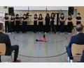 Bild: Gerd Spies
Die Theater-Gruppe der Schule bietet eine Showeinlage beim Festakt zum 50-jährigen Jubiläum der Schule.