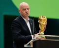 Bild: Tony Gutierrez/AP/dpa
FIFA-Präsident Gianni Infantino sorgt für Wirbel mit seinen jüngsten Plänen. (Archivbild)
