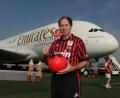 Bild: picture alliance / dpa
Kapitän zu den großen Milan-Zeiten: Franco Baresi. (Archivbild)