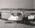 Archivbild: Heidi Franitza
Das Schulungsflugzeug Doppelraab bauten Mitglieder der Flugsportgruppe in Eigenleistung auf.
