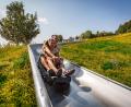 Bild: Oberpfälzer Wald, Thomas Kujat
Rodeln im Sommer? Das geht auf dem Freizeithugl bei Mitterteich.